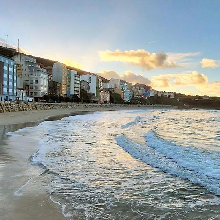 Ag Miramar Malpica X4 Vistas Playa Costa Da Morte Luaran gambar